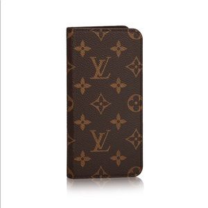 Pink!! Louis Vuitton iPhone 7+ Folio phone case